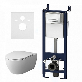 Инсталляция AM.PM с подвесным унитазом AM.PM Awe IS30201.111700