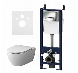 Инсталляция AM.PM с подвесным унитазом AM.PM Awe IS30251.111700