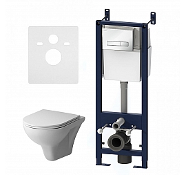 Инсталляция AM.PM с подвесным унитазом AM.PM Gem IS30201.901700