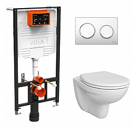 Инсталляция Vitra с подвесным унитазом Vitra S10 9842B003-7206