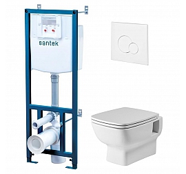 Инсталляция Santek с подвесным унитазом Santek Нео 1.WH50.1.572
