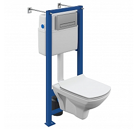 Инсталляция Cersanit с подвесным унитазом Cersanit Carina XL CO DPL EO slim A64440