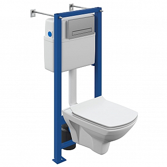 Инсталляция Cersanit с подвесным унитазом Cersanit Carina XL CO DPL EO slim A64440
