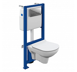 Инсталляция Cersanit с подвесным унитазом Cersanit City CO DPL EO slim A64121