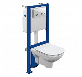 Инсталляция Cersanit с подвесным унитазом Cersanit City CO DPL EO slim A64277