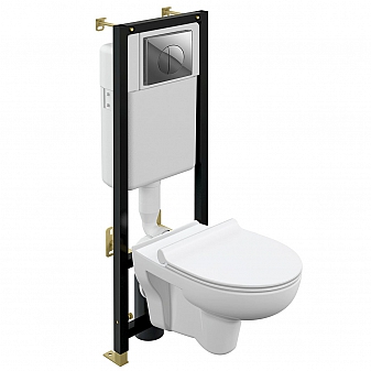 Инсталляция Cersanit с подвесным унитазом Cersanit Nature CO DPL EO Slim A64232