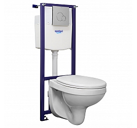 Инсталляция Santeri с подвесным унитазом Santeri Альфа 1.3815.9.S00.00B.0