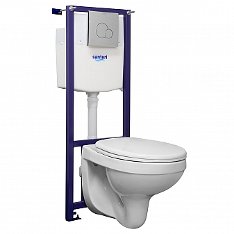 Инсталляция Santeri с подвесным унитазом Santeri Альфа 1.3815.9.S00.00B.0