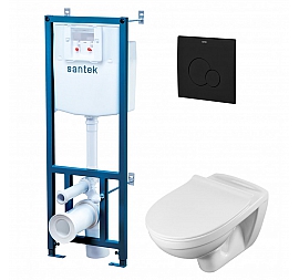 Инсталляция Santek с подвесным унитазом Santek Бореаль 1.WH50.1.775