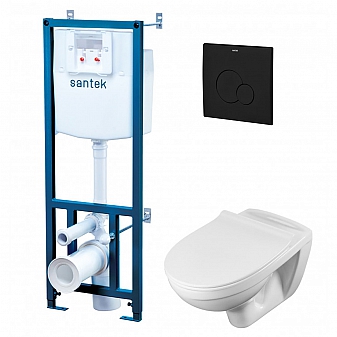 Инсталляция Santek с подвесным унитазом Santek Бореаль 1.WH50.1.775