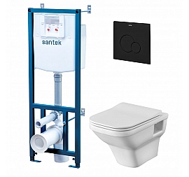 Инсталляция Santek с подвесным унитазом Santek Лайн rimless 1.WH50.1.778