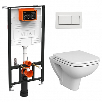 Инсталляция Vitra с подвесным унитазом Vitra S20 9004B003-7207