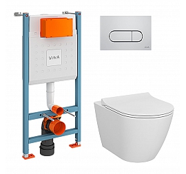 Инсталляция Vitra с подвесным унитазом Vitra Sanibelle 9878B003-7200