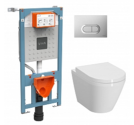 Инсталляция Vitra с подвесным унитазом Vitra Integra Round 9004B003-7202