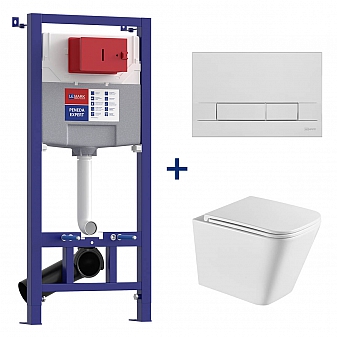 Инсталляция Lemark с подвесным унитазом Lemark Florex 100121423