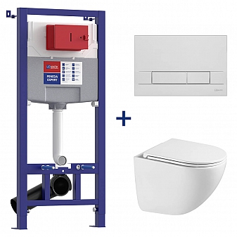 Инсталляция Lemark с подвесным унитазом Lemark Glazer 100121431