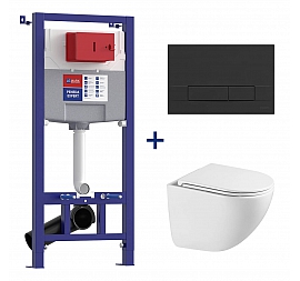 Инсталляция Lemark с подвесным унитазом Lemark Glazer 100122432