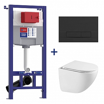 Инсталляция Lemark с подвесным унитазом Lemark Glazer 100122432