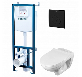 Инсталляция Santek с подвесным унитазом Santek Бореаль rimless 1.WH50.1.834
