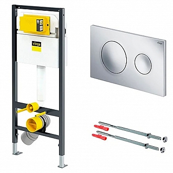 Инсталляция для подвесного унитаза Viega Prevista Dry 3 в 1 792855