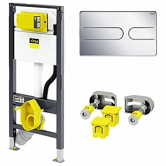 Инсталляция для подвесного унитаза Viega Prevista Dry 3 в 1 792862