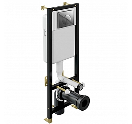 Инсталляция для подвесного унитаза Cersanit Black IN-BLACK-Cg-w