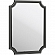 Зеркало Aqwella 5 stars LaDonna LAD0207BLK 70 см черный