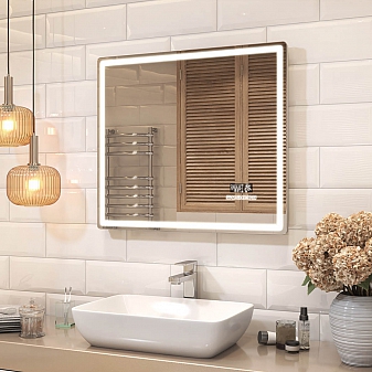 Зеркало Vigo Geometry Media Voice 800 80 см