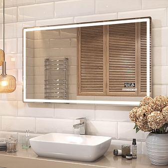 Зеркало Vigo Geometry Media Voice 1200 120 см