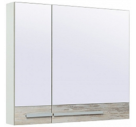 Шкаф зеркальный Runo Вудлайн 85 см