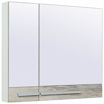 Шкаф зеркальный Runo Вудлайн 85 см