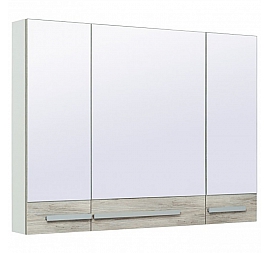 Шкаф зеркальный Runo Вудлайн 100 см