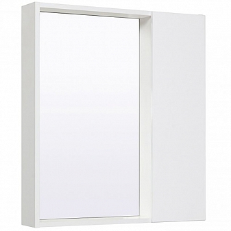 Шкаф зеркальный Runo Манхэттен 65 см белый