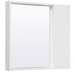 Шкаф зеркальный Runo Манхэттен 75 см белый