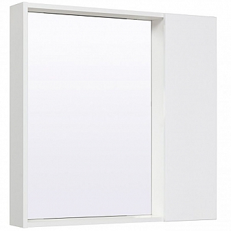 Шкаф зеркальный Runo Манхэттен 75 см белый