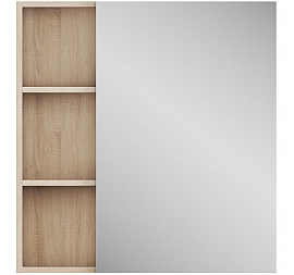 Шкаф зеркальный Uncoria Арно 70 см дуб сонома