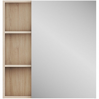 Шкаф зеркальный Uncoria Арно 70 см дуб сонома