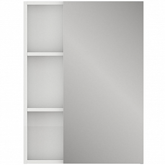 Шкаф зеркальный Uncoria Джелла 65 см белый