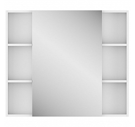 Шкаф зеркальный Uncoria Джелла 85 см белый