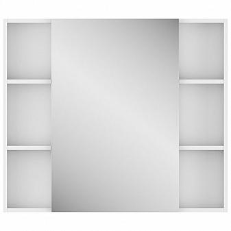 Шкаф зеркальный Uncoria Джелла 85 см белый