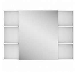 Шкаф зеркальный Uncoria Джелла 105 см белый