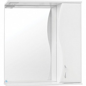 Шкаф зеркальный Style Line Эко Стандарт Панда Волна 55 см