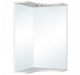 Шкаф зеркальный Runo Классик 65 см угловой