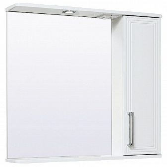 Шкаф зеркальный Runo Олимпия 80 см