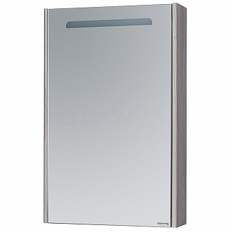 Шкаф зеркальный Акватон Сильва 50 1A215502SIW6L 50 см дуб фьорд