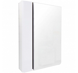 Шкаф зеркальный Velvex Cub 60 60 см белый