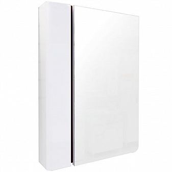 Шкаф зеркальный Velvex Cub 60 60 см белый
