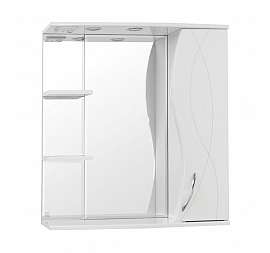 Шкаф зеркальный Style Line Амелия 75 см с подсветкой