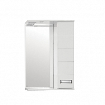 Шкаф зеркальный Style Line Ирис 55 см с подсветкой