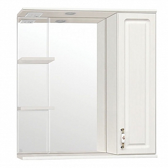 Шкаф зеркальный Style Line Олеандр-2 75 см с подсветкой